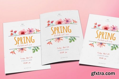 GraphicRiver - Spring Celebration Flyer Template 15779198