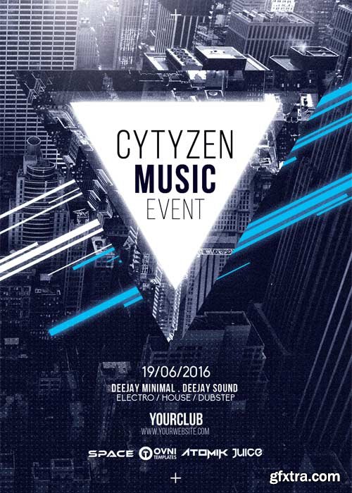 Citizen Music V11 Flyer Template