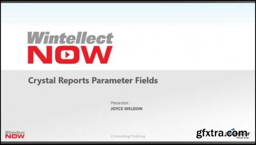 Crystal Reports: Parameter Fields