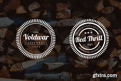 10 Retro Logo &amp; Badge Volume 3