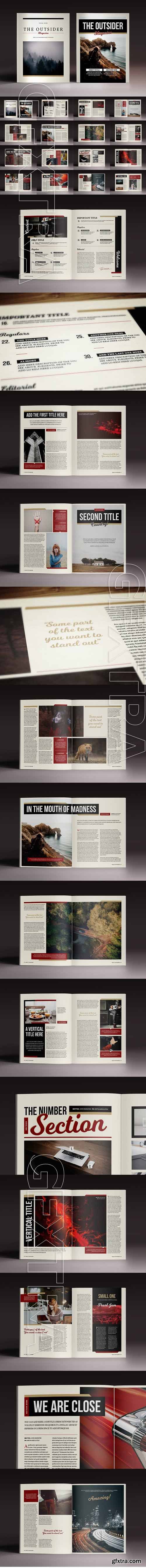CM - The Outsider Magazine Template 1367568