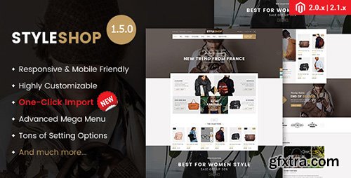 ThemeForest - Styleshop v1.6.0 - Responsive Multipurpose Magento 2.1.x Theme - 14809481