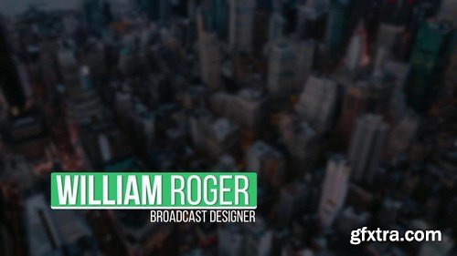 Clean Lower Third After Effects Templates