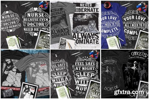 CreativeMarket T-Shirt Design Collection Pack 2 1324580