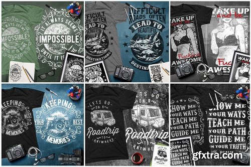 CreativeMarket T-Shirt Design Collection Pack 2 1324580