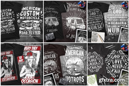 CreativeMarket T-Shirt Design Collection Pack 2 1324580