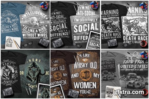 CreativeMarket T-Shirt Design Collection Pack 2 1324580