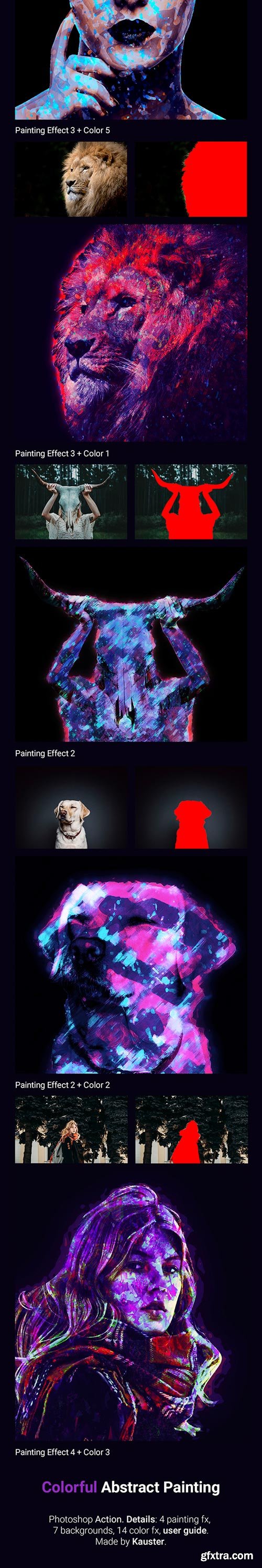 GraphicRiver - Colorful Absract Painting - Photoshop Action - 19645898