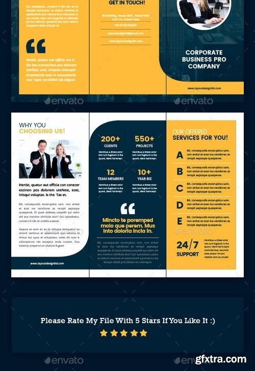 GraphicRiver - Pro Business Tri-Fold Brochure V04 19463917