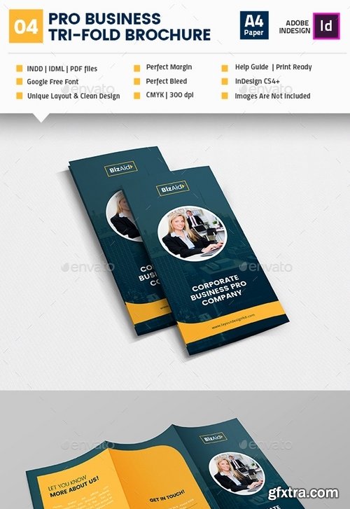 GraphicRiver - Pro Business Tri-Fold Brochure V04 19463917