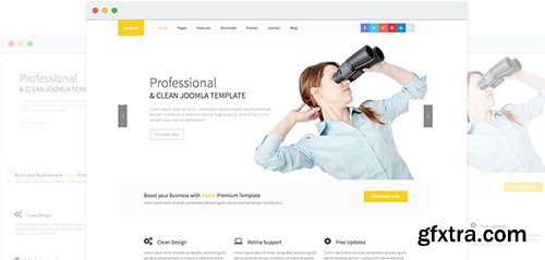 JoomShaper - Radon v1.3 - Startup & Business Responsive Joomla Template