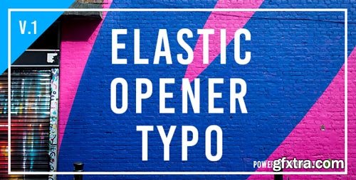 Videohive - Elastic Opener Typography - 19598966