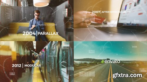 Videohive Parallax Timeline Slideshow 19242511