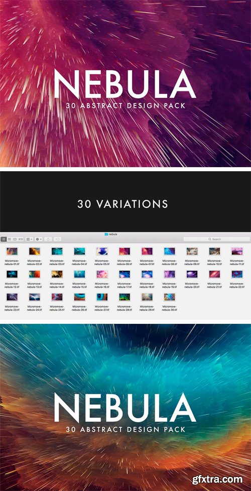 CM 1339750 - Nebula - 30 Abstract Design Pack