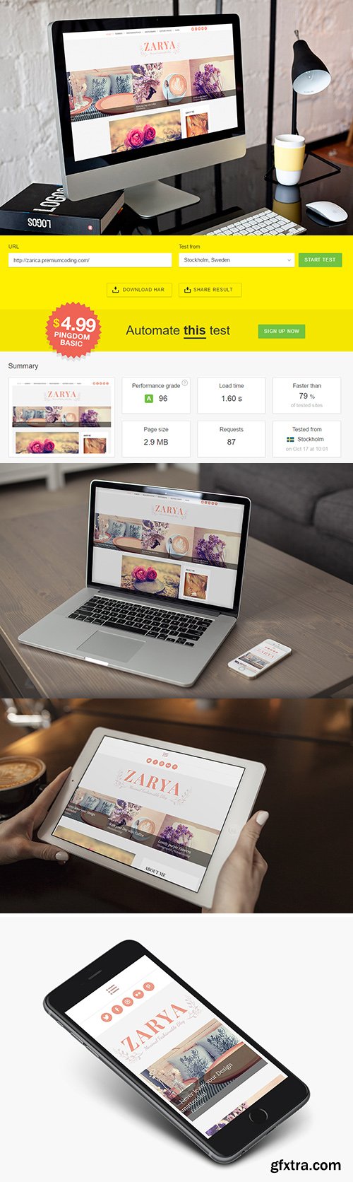 Zarya WordPress Theme