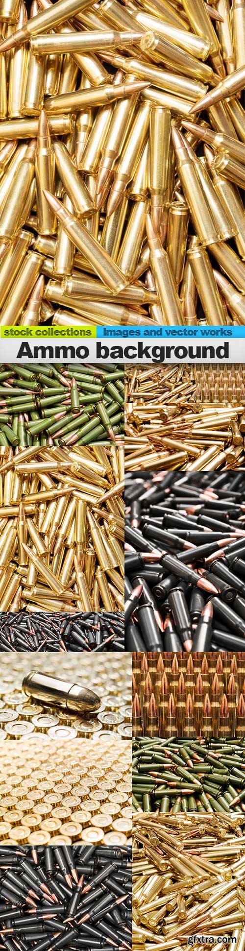 Ammo background, 15 x UHQ JPEG