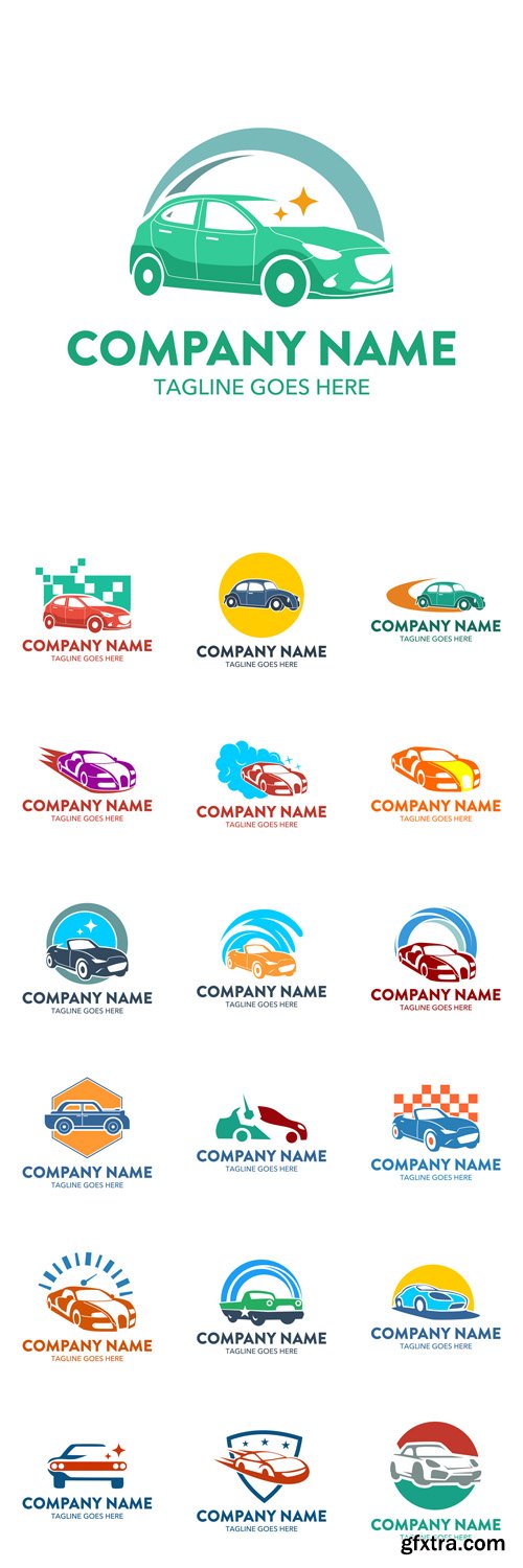 Vector Set - Unique Car Logos