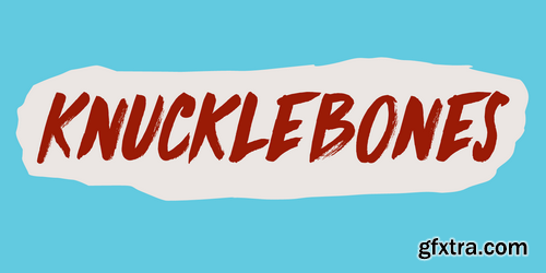 DK Knucklebones font