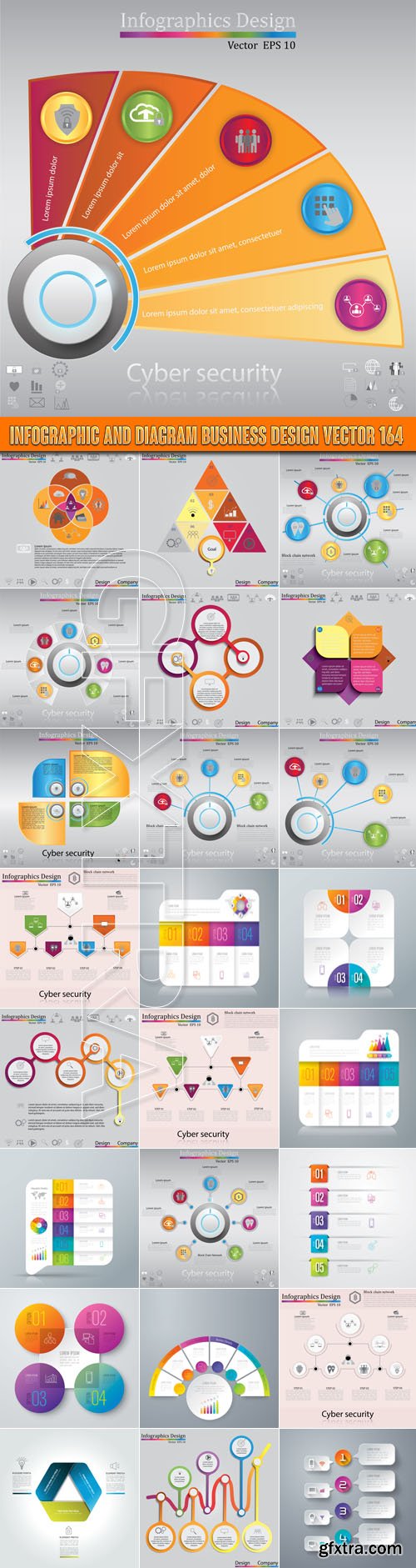 Infographic and diagram business design vector 164