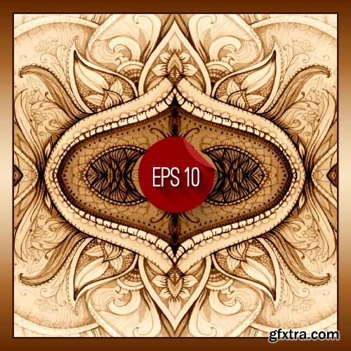 Vintage decorative elements 11X EPS