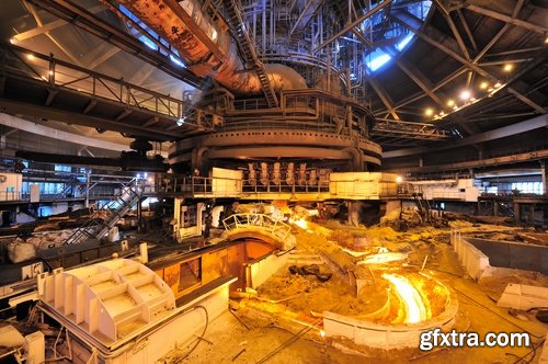 Collection metallurgical plant metal rolling molten metal steel raw materials ore 25 HQ Jpeg