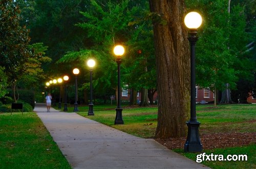 Collection lamppost light lamp lamp street avenue city 25 HQ Jpeg