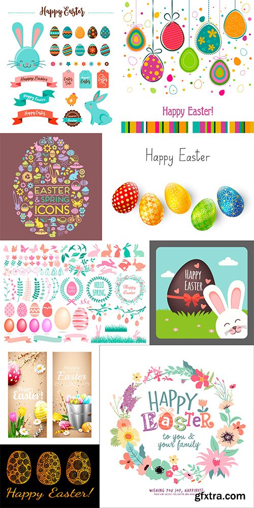 Easter cards - 9UHQ JPEG