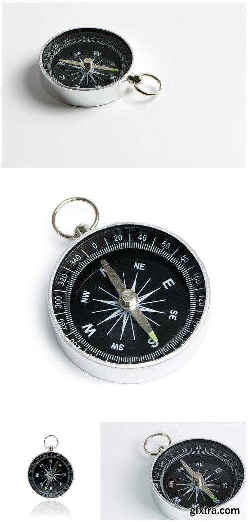 Compass on white background 4X JPEG