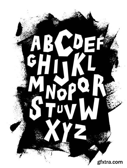 Alphabet Vector Font 11