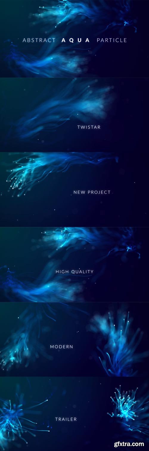 Videohive - Abstract Aqua Particle - 19650564