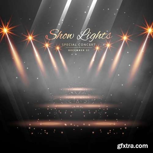 Spotlights - Stage Background