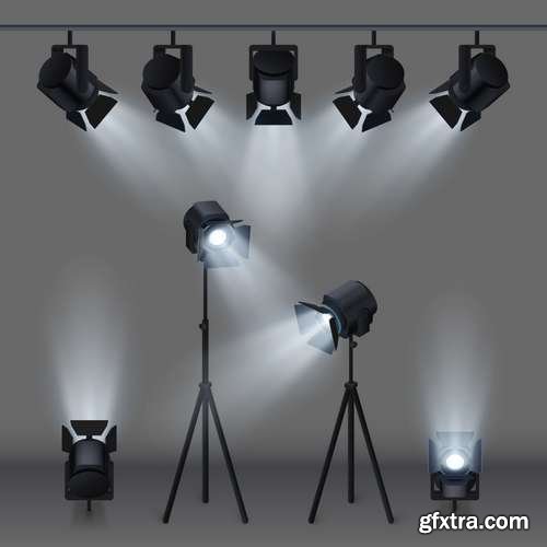 Spotlights - Stage Background