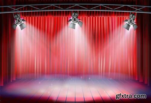 Spotlights - Stage Background