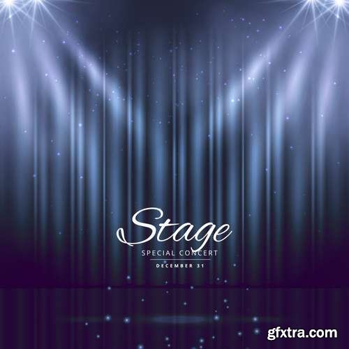 Spotlights - Stage Background