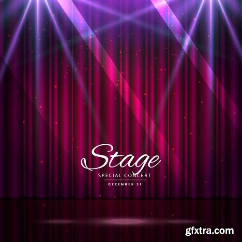 Spotlights - Stage Background