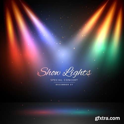 Spotlights - Stage Background