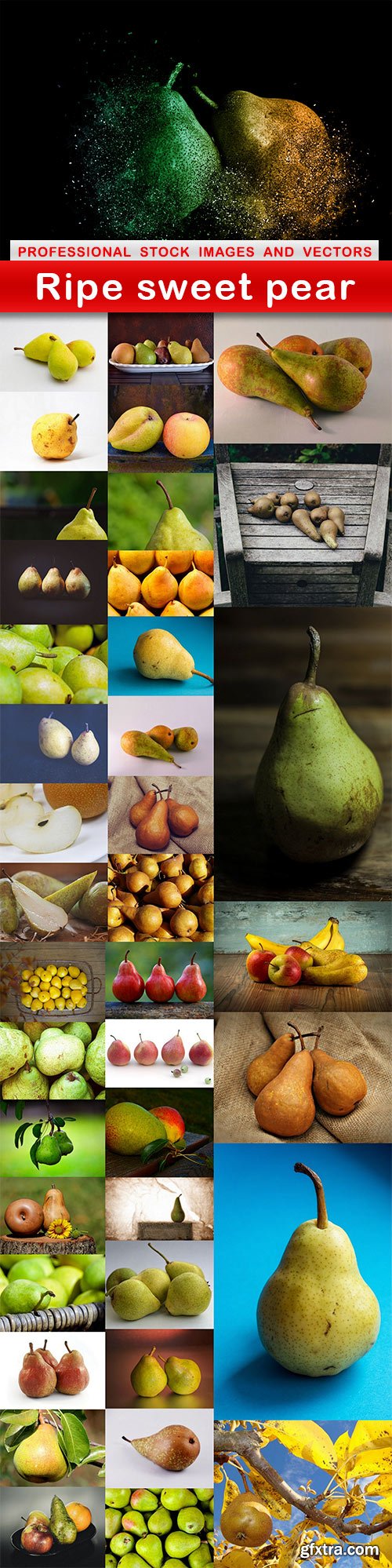 Ripe sweet pear - 40 UHQ JPEG