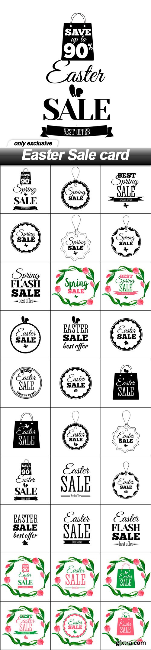 Easter Sale card - 30 EPS