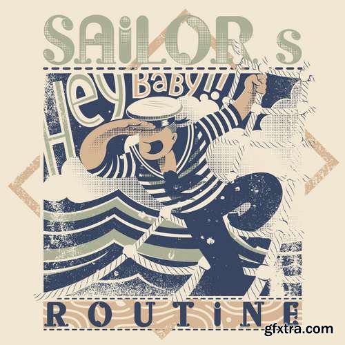 Sailor T-shirt Design