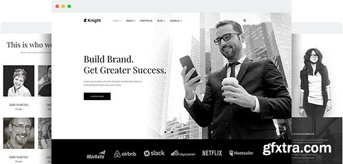 JoomShaper - Knight v1.2 - Responsive Joomla Template for Company and Agency Sites