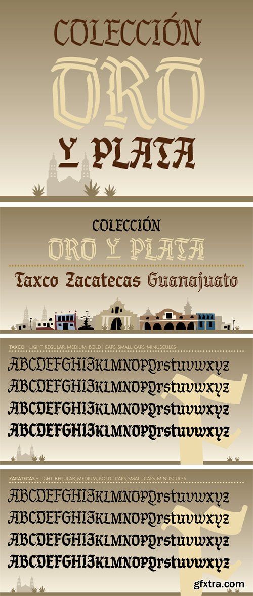 Oro y Plata Font Family