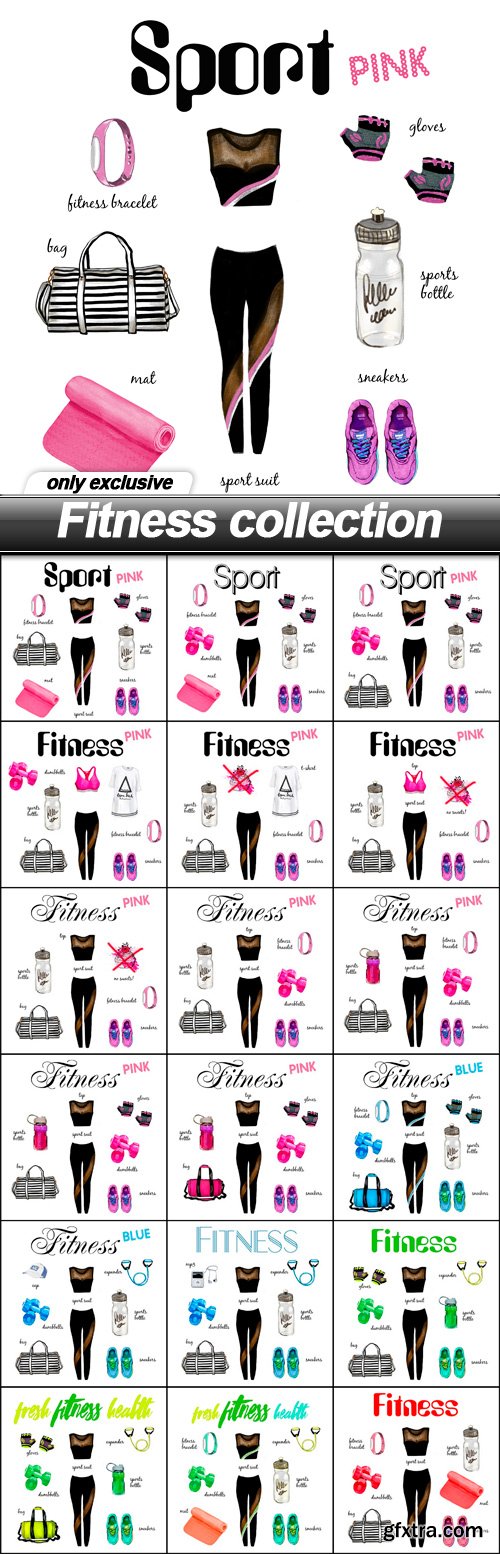 Fitness collection - 18 UHQ JPEG