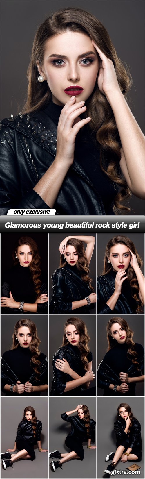 Glamorous young beautiful rock style girl - 9 UHQ JPEG