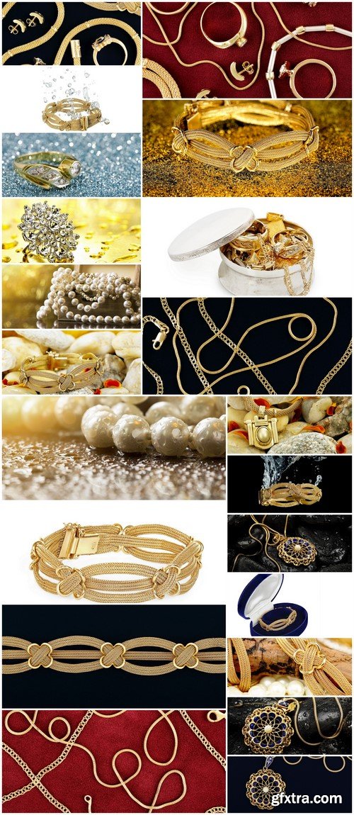 White pearls jewelry and gold 21X JPEG