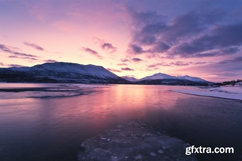 Collection mountain rock nature landscape norway bay wooden house sunset sea ocean 25 HQ Jpeg