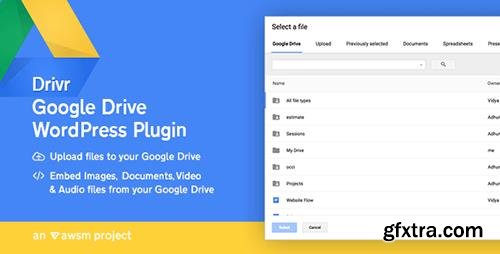 CodeCanyon - Drivr v1.0.0 - Google Drive Plugin for WordPress - 17259918