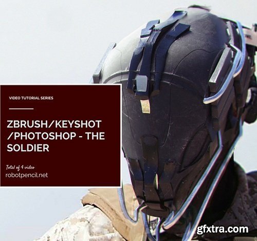 Gumroad - Zbrush/Keyshot/Photoshop - The Soldier