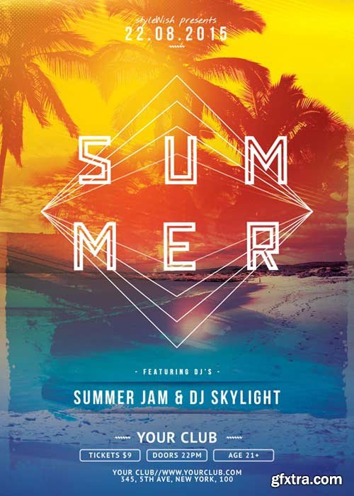 Summer V44 Flyer Template