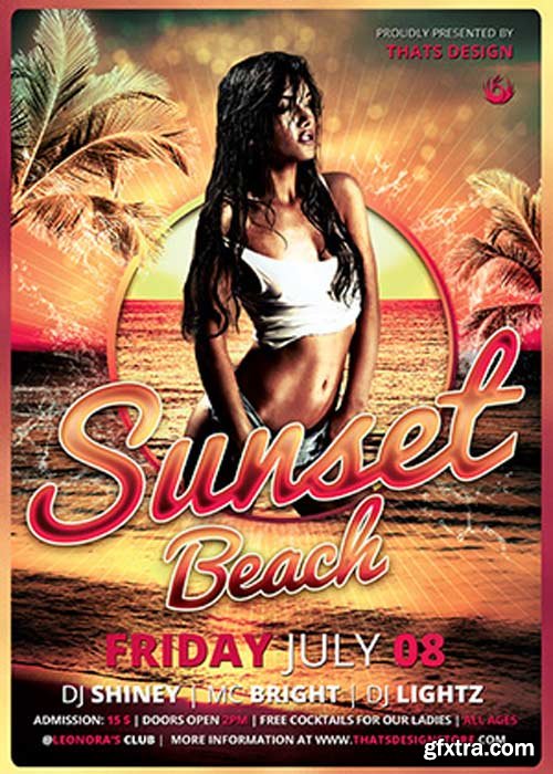 Beach Party V23 Flyer Template