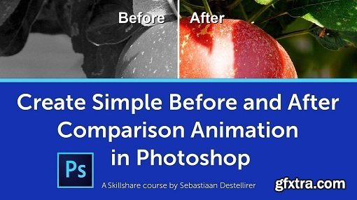 Create Simple Before and After Comparison Animation in Photoshop